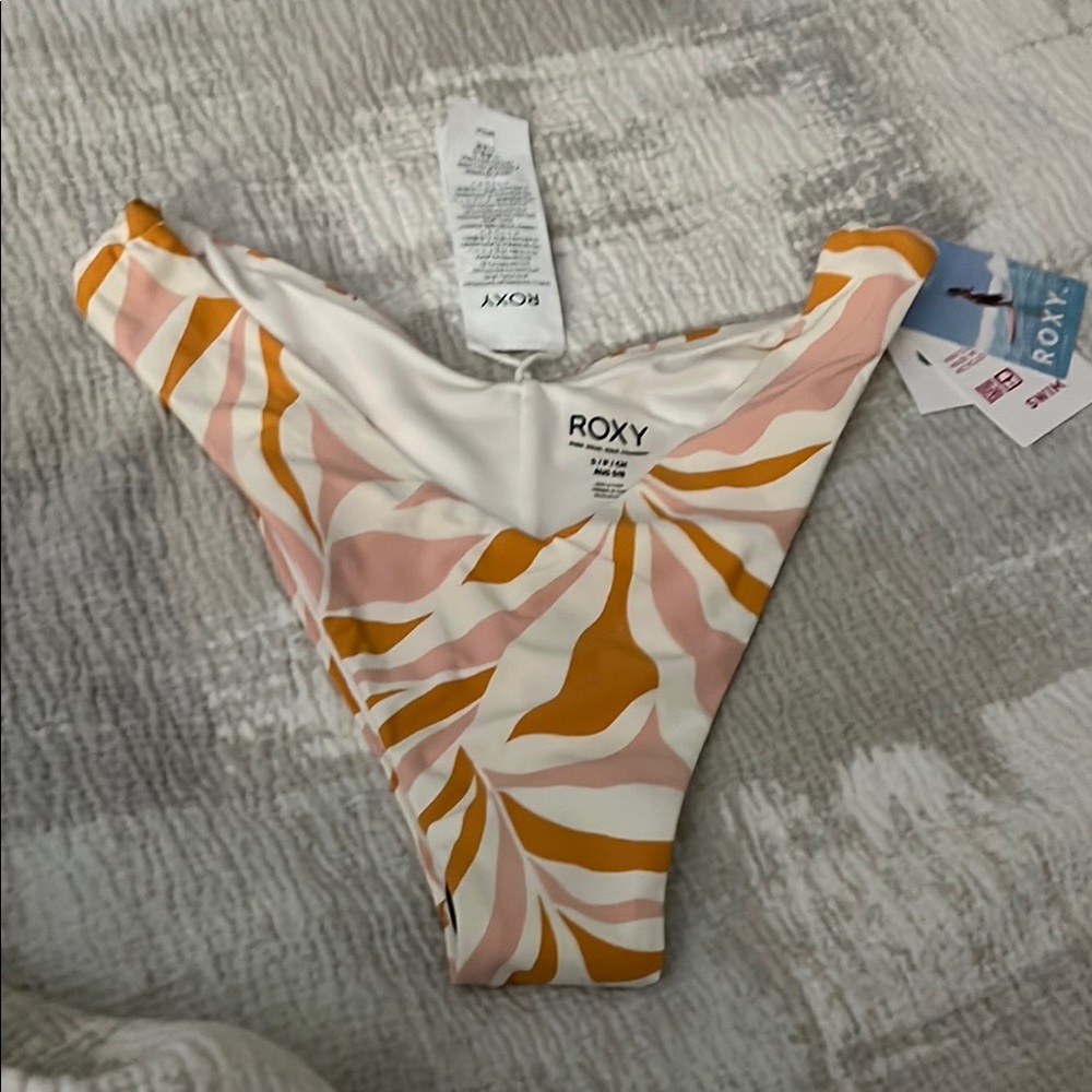 Roxy Pink and Orange Bikini Bottom